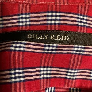 Mens Billy Reid Long Sleeve Button Down Shirt Size L